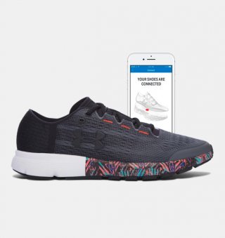 The UA SpeedForm Velociti Record-Equipped shoes are designed for runners focused on speed.