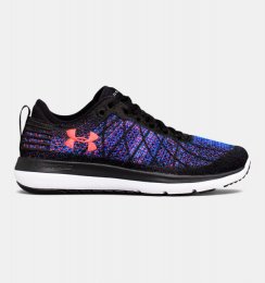 UA Threadborne Fortis 3 Black / Bayou Blue