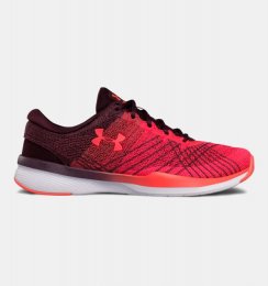 UA Threadborne Push Raisin Red / Marathon Red