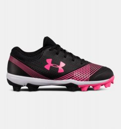 UA Glyde Rubber Molded Black / Cerise