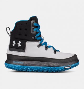 Experience unrivaled comfort and superior traction with the UA Fat Tire Govie Black / Overcast Gray shoes.