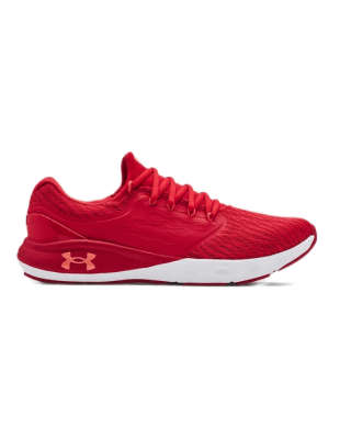 The Men\'s UA Charged Vantage Running Shoes, chasing goals? deep flex grooves, and a soft stretchy fit give you every advantage you need to reach them.