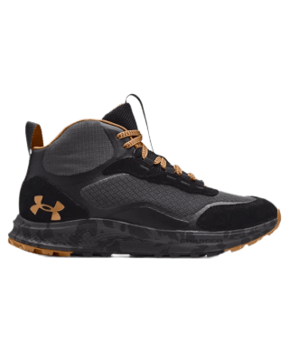 The Men\'s UA Charged Bandit Trek 2 Print Hiking Shoes are comfortable, cushioned, super-durable, and the new collar design gives you even more support without getting in your way when you move.