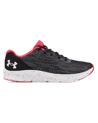 The Women\'s UA Shadow Paint Splatter Running Shoes, Built light and comfortable to keep you going mile after mile.