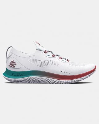 Curry Brand Shoes and Unisex Curry Flow Go Running Shoes White / Daiquiri - 103. These Curry Flow Go were designed for everything Stephen does OFF the court.