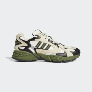 The adidas Savage Shoes are crafted with tumbled leather and a touch of suede, creating a bold and stylish design.