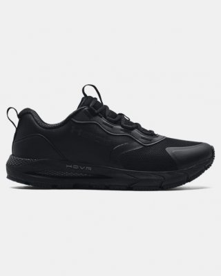 The Men\'s UA HOVR Sonic STRT Tech Sportstyle Shoes are Black / Jet Gray and 3024160-002. UA HOVR™ technology provides \'zero gravity feel\' .