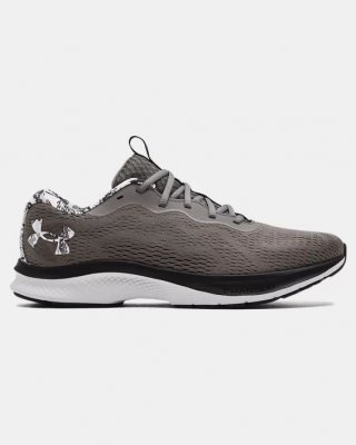 UA Charged Bandit 7 ABC Reflect Running Shoes are color Concrete / Halo Gray and 3024285-100. TPU midsole shank for added stability & support