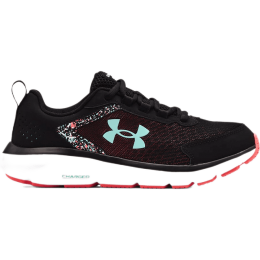 UA Charged Assert 9 Wide (D) Paint Splatter Running Shoes