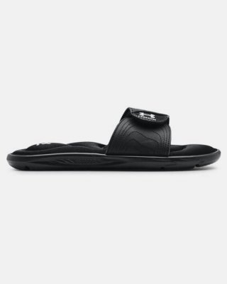 The Women\'s UA Ignite Freedom 2 Slides are color Black / White and style Under Armour 3025687-001. The memory foam not only feels great, but also helps eliminate pressure on your feet after you work out.