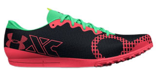 Ultra-strong, ultra-lightweight Pebax® plate strategically placed in forefoot for explosive takeoffs. Spikeless cross-country shoes built for the serious competitor.