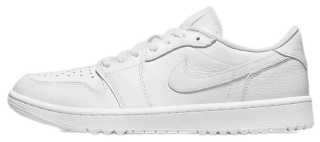 Air Jordan 1 Low G Shoes: Classic style meets golf performance with genuine leather and integrated traction for stability.