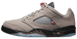 Official Final Markdowns - The Air Jordan 5 Retro Low PSG: Durable leather offers a structured fit and premium look. Air unit in the heel effortlessly cushions impact.