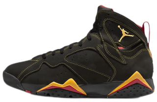 Air Jordan 7 Retro: Full-length Nike Air technology provides lightweight cushioning. Real and synthetic leather and textile materials in the upper.