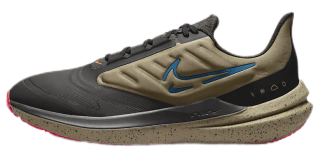Conquer your runs in any weather with Nike Air Winflo 9 Shield Shoes, offering water-repellent protection, reliable traction, and cushioned comfort.