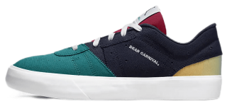Jordan Series 04: Stretchy triangular underlays flex to accommodate wider feet. Clean, high sidewalls are wrapped for added durability.