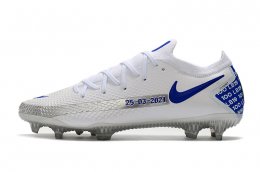 Nike Phantom GT Elite FG White/Blue Silver