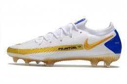 Nike Phantom GT Elite FG White/Blue Gold