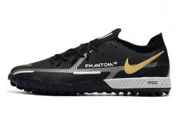 Nike React Phantom GT Pro TF Black/Silver Gold