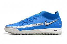 Nike React Phantom GT Dynamic Pro TF Blue/Silver White/Green