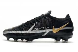 The Nike Phantom GT2 Elite FG Soccer Cleats, offering a secure fit that molds to your foot for optimal performance.