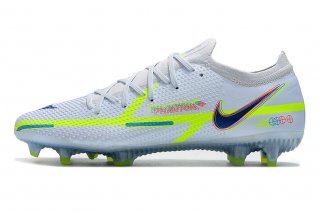 The Nike Phantom GT2 Elite FG Soccer Cleats, offering a seamless connection between your foot and ankle for enhanced agility and control.
