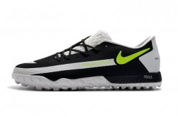 Nike React Phantom GT Pro TF Black/White Green