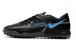 Nike React Phantom GT Pro TF Black/Grey/Blue Shoes