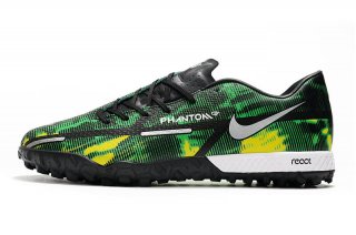 The Nike React Phantom GT Pro TF Shoes, providing a larger sweet spot for enhanced ball control and accuracy.