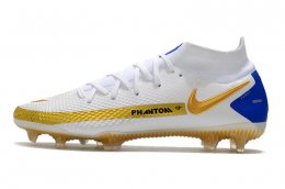 Nike Phantom GT Elite Dynamic Fit FG White/Gold Blue