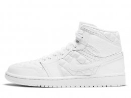 All White Jordan 1
