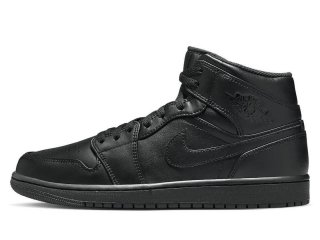 Save: 37% off. Black Jordan 1. The black tonal branding matches the laces and rubber outsole.