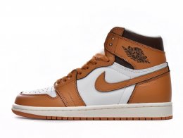 Brown And White Jordan 1
