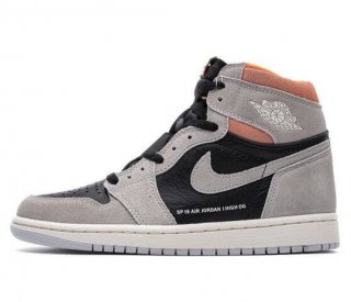 Save: 39% off. This Air Jordan 1 comes with a suede constructed featuring a Black underlays with Grey overlays.
