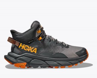Save: 41% off. MEN\'S HIKING / Ripstop upper with 100% recycled textile: Hoka Trail Code GTX.