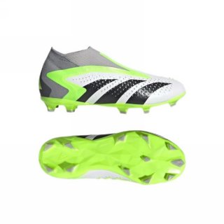 Unlock your shooting potential and embrace sustainability with the adidas Predator Accuracy Plus FG Cleats, designed to enhance accuracy.