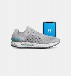 UA HOVR Sonic Connected Overcast Gray / White
