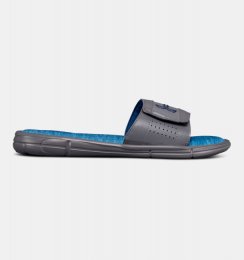 UA Ignite V Heathered Zinc Gray / Moroccan Blue