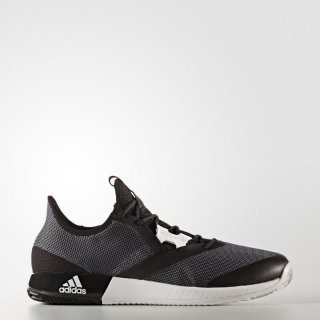 The adidas adizero Defiant Bounce Shoes in Black are designed to help you stay ahead of the game on the tennis court.