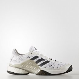 adidas Barricade 2017 Boost Shoes White