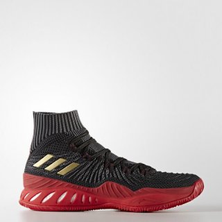 Experience the power and speed of Marquette basketball player, Zach Edey, with the adidas Crazy Explosive 2017 Primeknit Shoes in black.