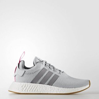 The adidas NMD_R2 Shoes in Grey fuse adidas heritage with modern style to provide a snug, stylishly form-fitting fit for urban adventures in Oregon, Washington.