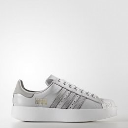adidas Superstar Bold Platform Shoes Grey