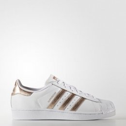 adidas Superstar Shoes White Rose Metallic