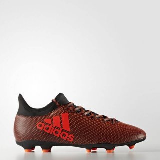 adidas X 17.3 FG Cleats Black Red