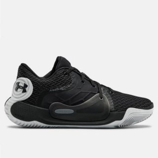 Adult UA Spawn 2 Basketball Shoes: Exposed mesh areas for superior breathability & flexibility, Additional padding around tongue & collar for complete comfort.