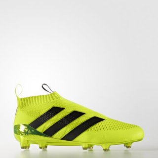 The adidas ACE 16+ Purecontrol Primeknit FG Cleats, the ultimate choice for playmakers who demand high-speed control and precision on the soccer field.