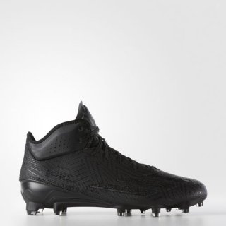 The adidas adizero 5-Star 5.0 Mid Cleats offer a balance of quickness and stability for football players, 5-STAR FRAME outsole.