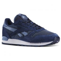 Reebok Classic Leather Clip Elements Pack Blue Shoes