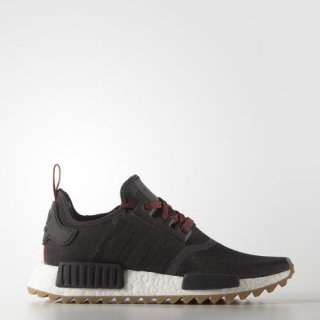 The adidas NMD_R1 Trail Shoes, where modern technologies meet archival designs to create a progressive shoe construction for the Allegiant Stadium.